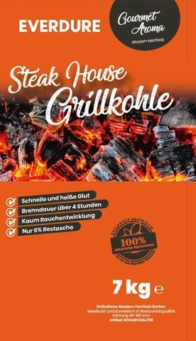Everdure Steak House Grillkohle Akazien Hartholz
