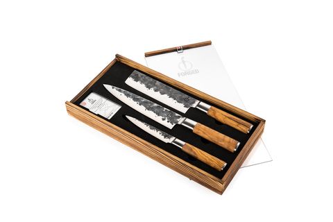 Olive Forged 3-teiliges Messerset