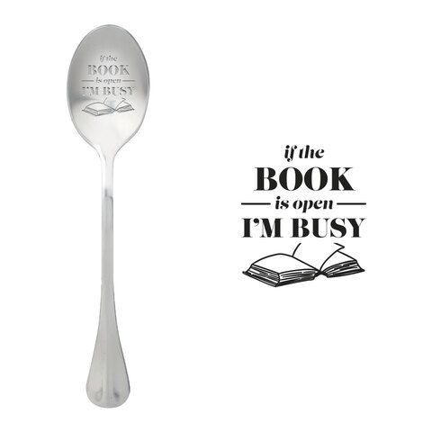 If the book is open I'm busy 