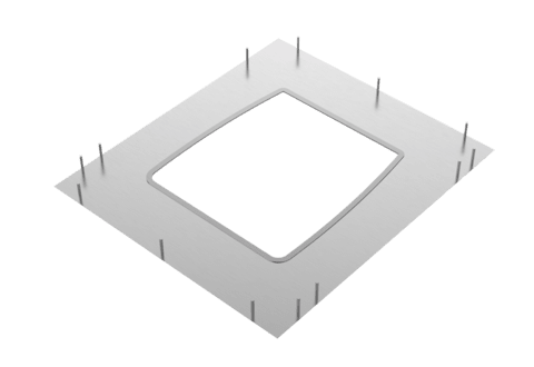 Arbeitsplatte mit 13 Zoll Ausschnitt